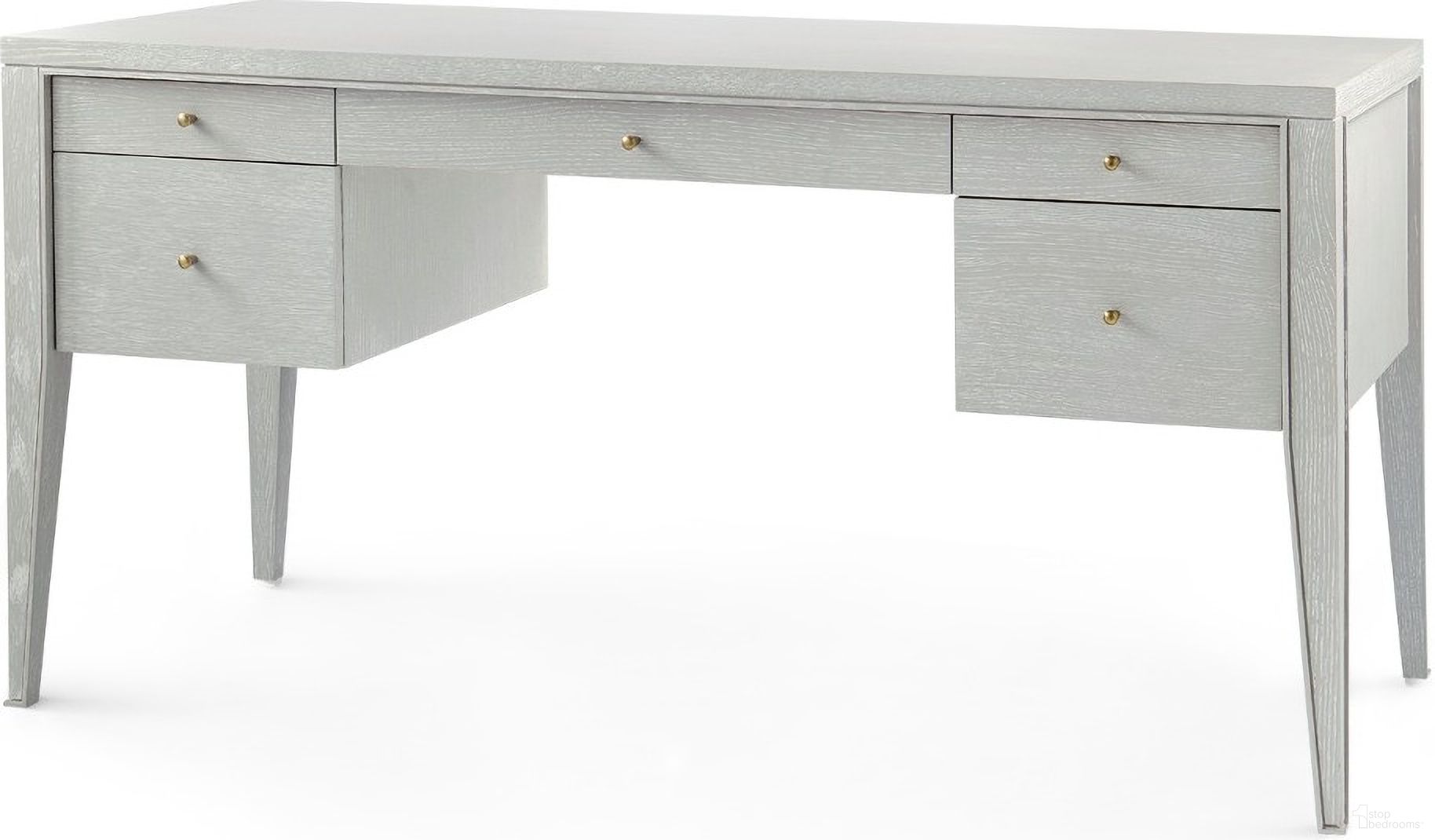 The appearance of Paola Desk In Soft Gray designed by Villa & House in the transitional interior design. This soft grey piece of furniture was selected by 1StopBedrooms from Paola Collection to add a touch of cosiness and style into your home. Sku: PAO-350-97. Material: Wood.