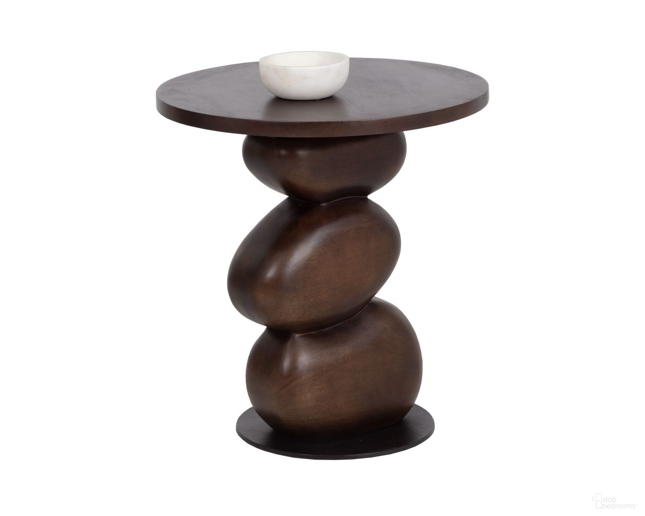 Paplo End Table In Medium Brown