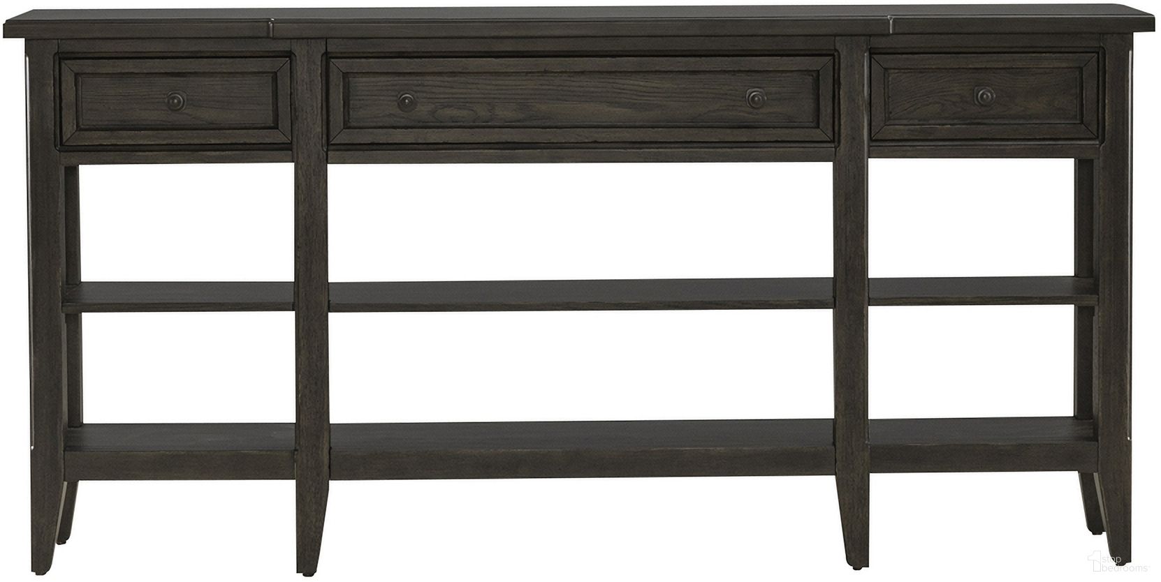 The appearance of Paradise Valley Hall Console Table In Saddle Brown designed by Liberty in the traditional interior design. This saddle brown piece of furniture  was selected by 1StopBedrooms from Paradise Valley Collection to add a touch of cosiness and style into your home. Sku: 297-AT7436. Material: Rubberwood.