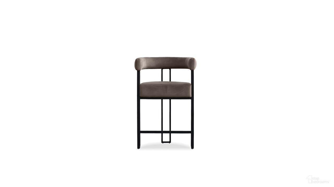 The appearance of Parah Counter Stool Black Powder Coated Steel Base In Bruna designed by Mobital in the modern / contemporary interior design. This bruna piece of furniture was selected by 1StopBedrooms from Parah Collection to add a touch of cosiness and style into your home. Sku: DCS-PARA-BRUN-PCBLA. Material: MDF.
