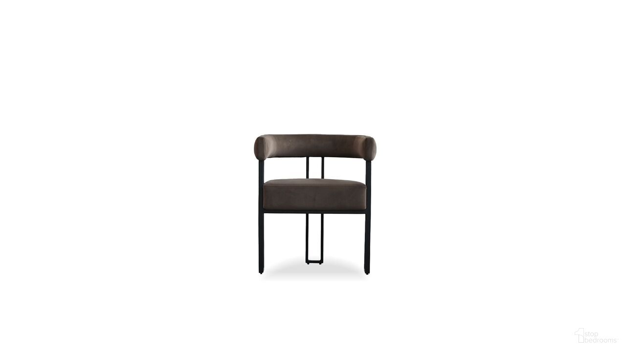 The appearance of Parah Dining Armchair Black Powder Coated Steel Base In Bruna designed by Mobital in the modern / contemporary interior design. This bruna piece of furniture was selected by 1StopBedrooms from Parah Collection to add a touch of cosiness and style into your home. Sku: DCH-PARA-BRUN-PCBLA. Material: MDF. Chair Type: Arm Chair.