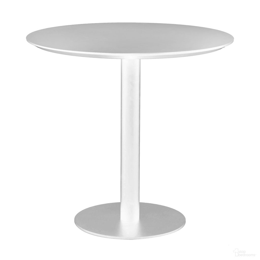 The appearance of Paras 32 Inch Bistro Table In White designed by Euro Style in the modern / contemporary interior design. This white piece of furniture  was selected by 1StopBedrooms from Paras Collection to add a touch of cosiness and style into your home. Sku: 90134-WHT. Table Base Style: Pedestal. Table Top Shape: Round. Material: MDF. Size: 32".
