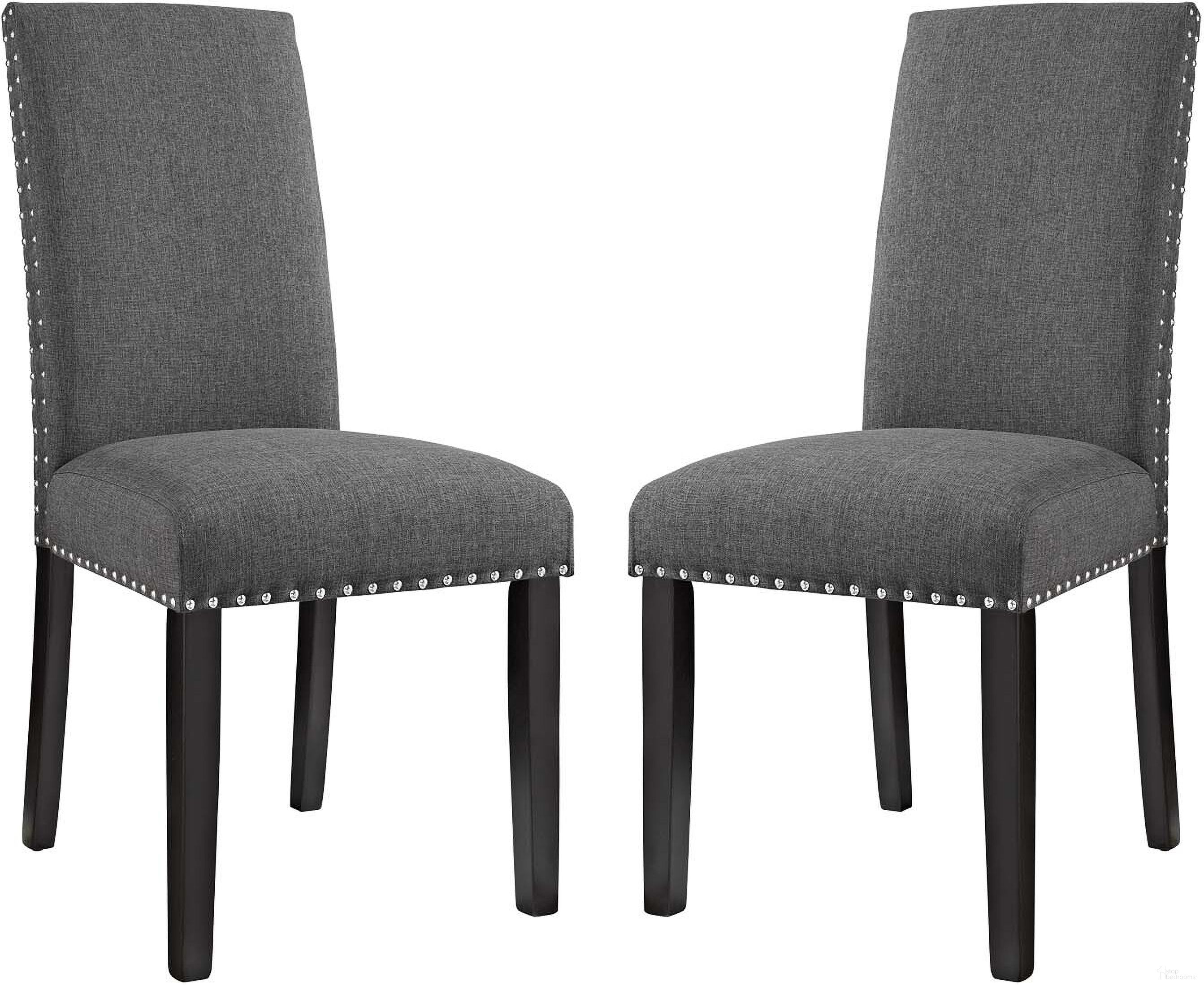 The appearance of Parcel Gray Dining Side Chair Fabric Set of 2 designed by Modway in the modern / contemporary interior design. This gray piece of furniture was selected by 1StopBedrooms from Parcel Collection to add a touch of cosiness and style into your home. Sku: EEI-1384-GRY-S;EEI-1384-GRY-S. Material: Rubberwood. Chair Type: Side Chair.