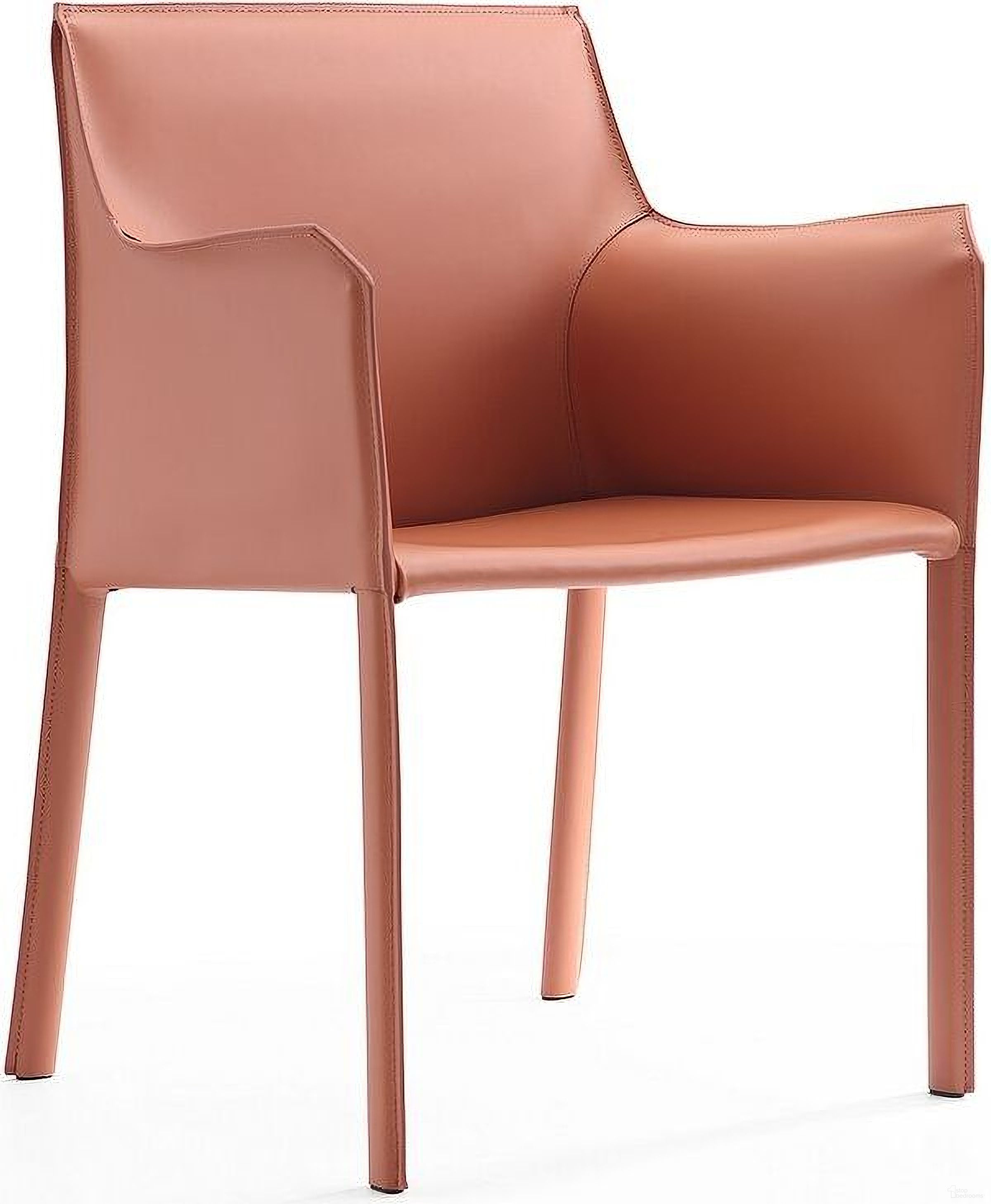 The appearance of Paris Armchair in Clay designed by Manhattan Comfort in the modern / contemporary interior design. This clay piece of furniture was selected by 1StopBedrooms from Paris Collection to add a touch of cosiness and style into your home. Sku: DC034-CY. Material: Metal. Chair Type: Arm Chair.