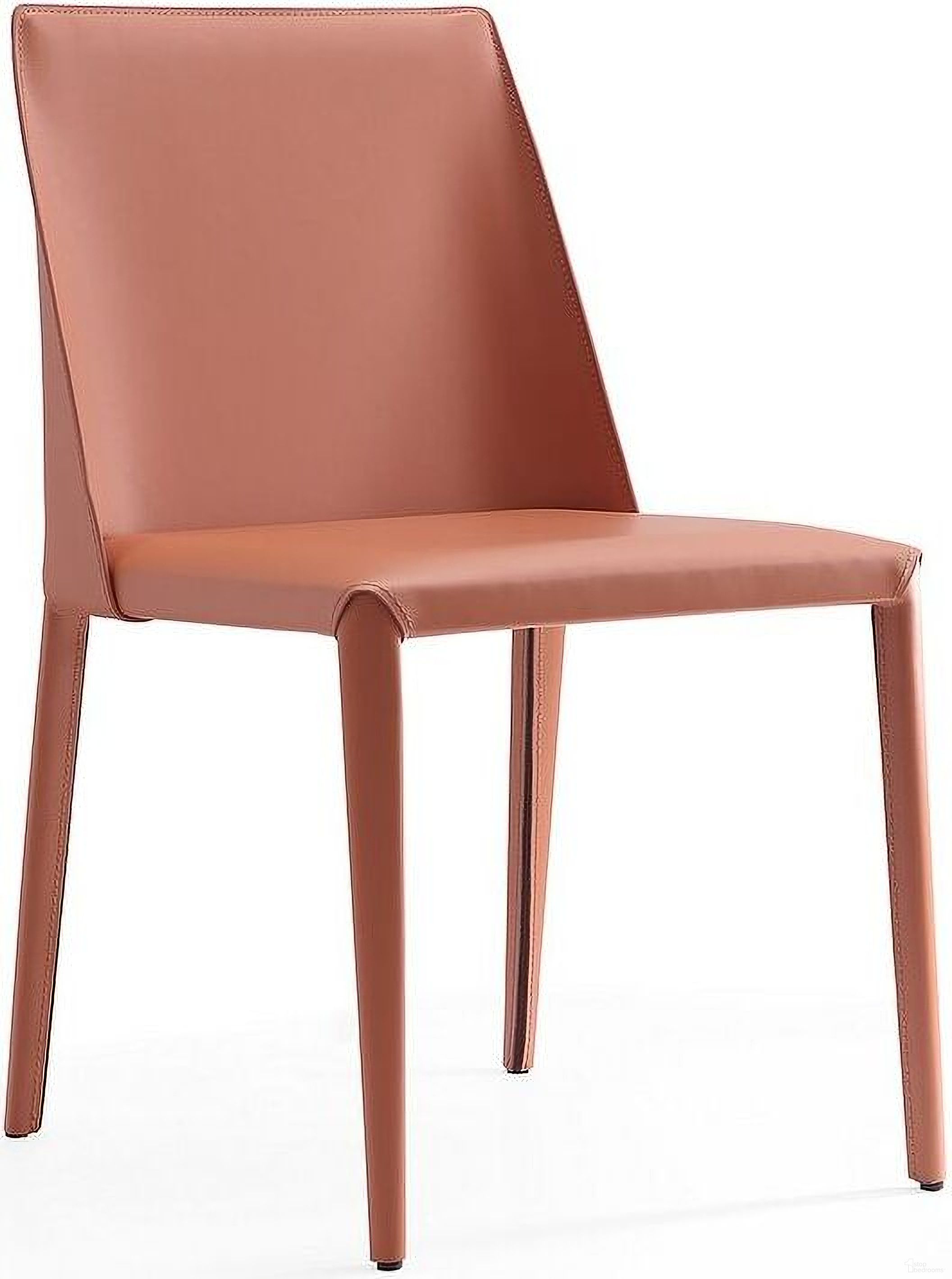 The appearance of Paris Dining Chair in Clay-Set of 2 designed by Manhattan Comfort in the modern / contemporary interior design. This clay piece of furniture  was selected by 1StopBedrooms from Paris Collection to add a touch of cosiness and style into your home. Sku: DC032-CY. Material: Metal. Chair Type: Side Chair.