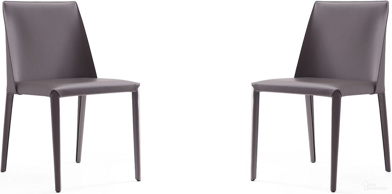 The appearance of Paris Dining Chair in Grey (Set of 4) designed by Manhattan Comfort in the modern / contemporary interior design. This grey piece of furniture was selected by 1StopBedrooms from Paris Collection to add a touch of cosiness and style into your home. Sku: DC032-GY;DC032-GY. Material: Metal. Chair Type: Side Chair.