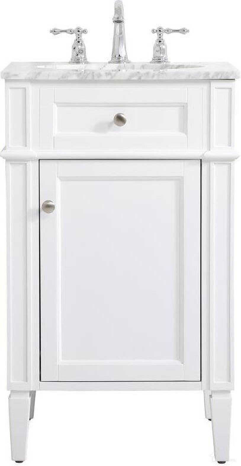 Park Avenue 21 Inch Single Bathroom Vanity In White