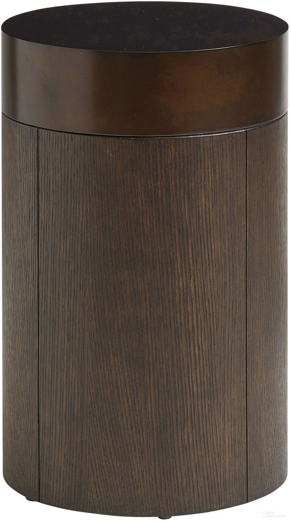 The appearance of Park City Black Diamond Round End Table In Canyon designed by Barclay Butera in the modern / contemporary interior design. This canyon piece of furniture was selected by 1StopBedrooms from Park City Collection to add a touch of cosiness and style into your home. Sku: 930-950. Material: Wood.
