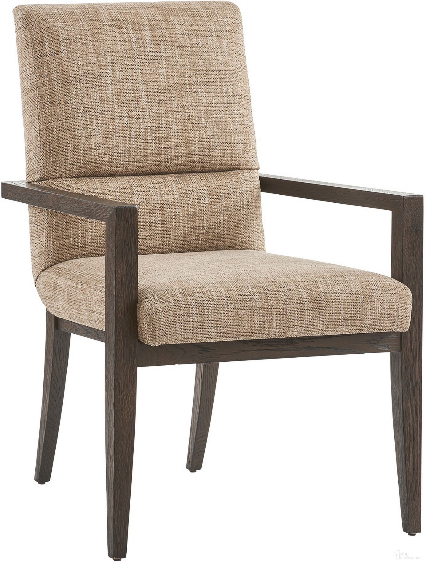 The appearance of Park City Glenwild Upholstered Arm Chair In Canyon designed by Barclay Butera in the modern / contemporary interior design. This canyon piece of furniture  was selected by 1StopBedrooms from Park City Collection to add a touch of cosiness and style into your home. Sku: 930-883-01. Material: Wood. Chair Type: Arm Chair.