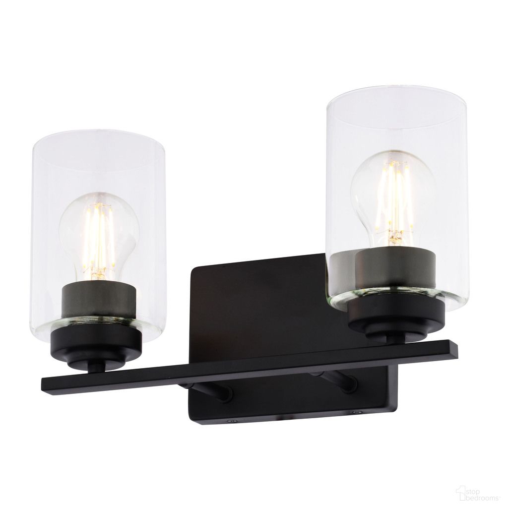 Park Ridge 13 Inch 2 Light Vanity In Matte Black