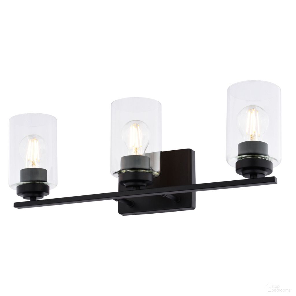 Park Ridge 20 Inch 3 Light Vanity In Matte Black