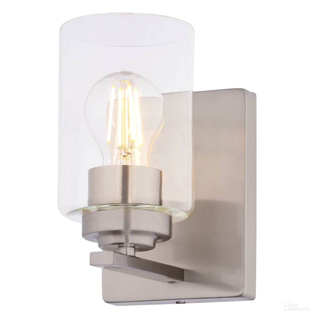Park Ridge 5.25 Inch 1 Light Vanity In Satin Nickel