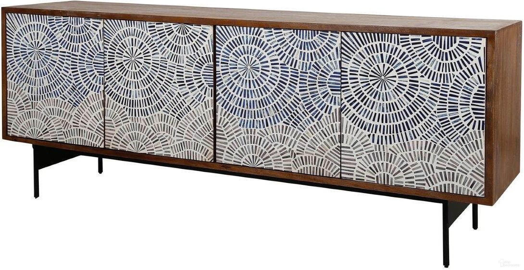 The appearance of Parker House Crossings Cocoa Beach 80 Inch Console designed by Parker House in the industrial interior design. This shell piece of furniture  was selected by 1StopBedrooms from Crossings Collection to add a touch of cosiness and style into your home. Sku: CCB#80. Material: Wood.