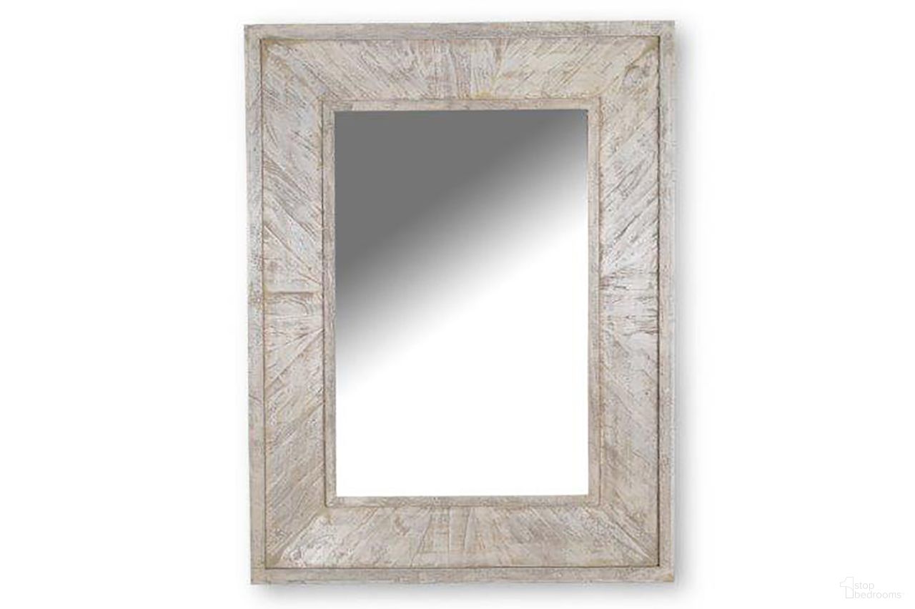 The appearance of Parker House Crossings Monaco Wall Mirror designed by Parker House in the transitional interior design. This weathered piece of furniture  was selected by 1StopBedrooms from Crossings Monaco Collection to add a touch of cosiness and style into your home. Sku: MON#M3546. Material: Wood.