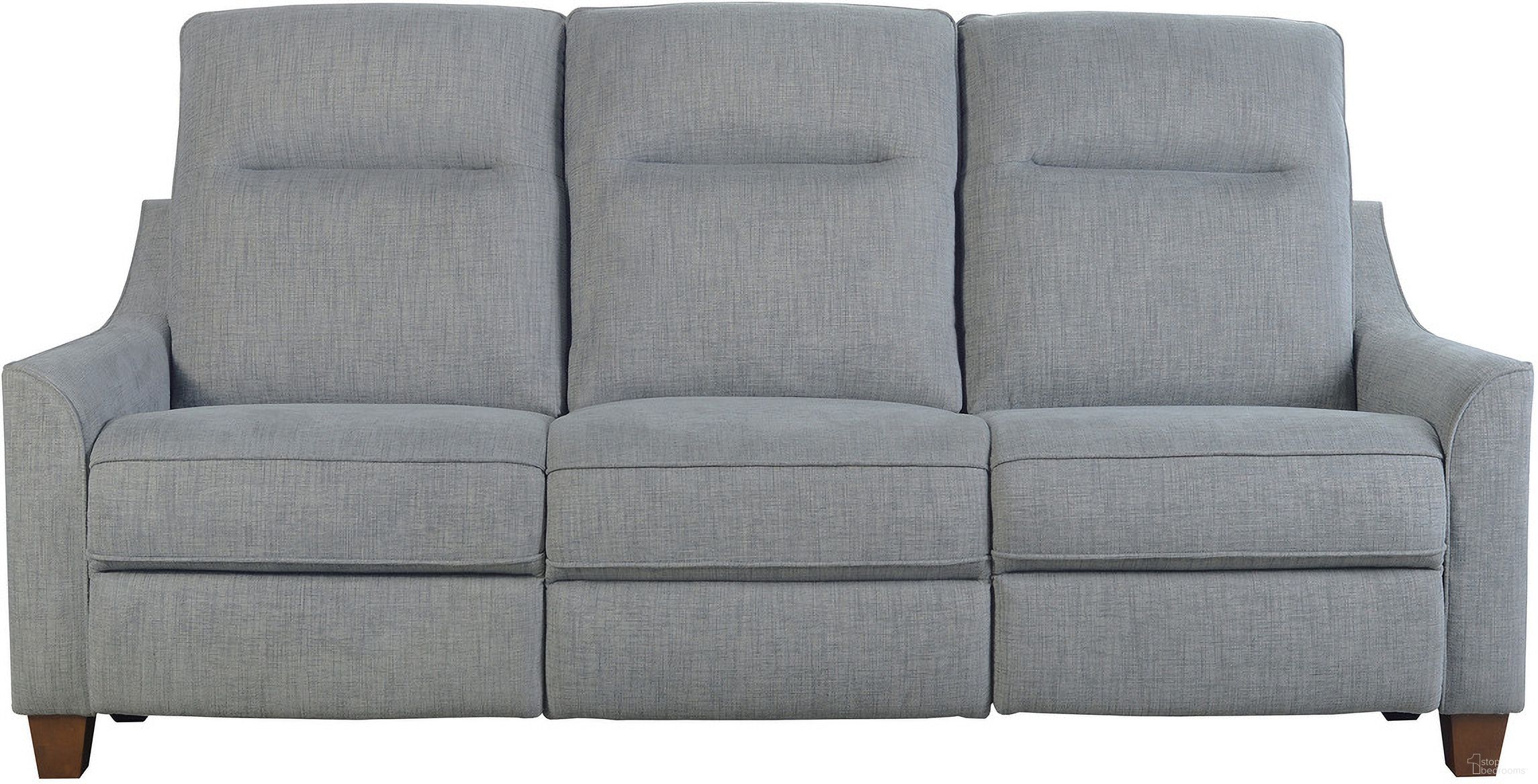 The appearance of Parker Living Madison Pisces Marine Powered By Freemotion Power Cordless Sofa designed by Parker House in the transitional interior design. This marine piece of furniture was selected by 1StopBedrooms from Madison Collection to add a touch of cosiness and style into your home. Sku: MMAD#832PH-P25-PMA. Material: Polyester.