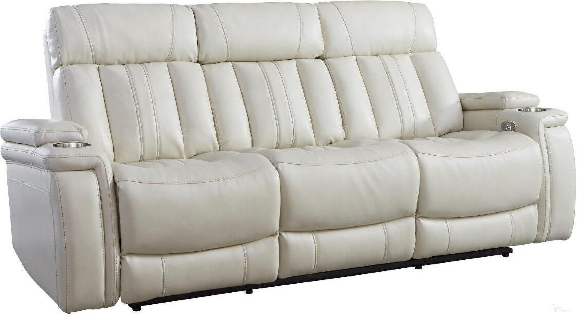 The appearance of Parker Living Royce Fantom Ivory Power Drop Down Console Sofa designed by Parker House in the traditional interior design. This ivory piece of furniture was selected by 1StopBedrooms from Royce Collection to add a touch of cosiness and style into your home. Sku: MROY#832PH-FNI. Material: Polyester.