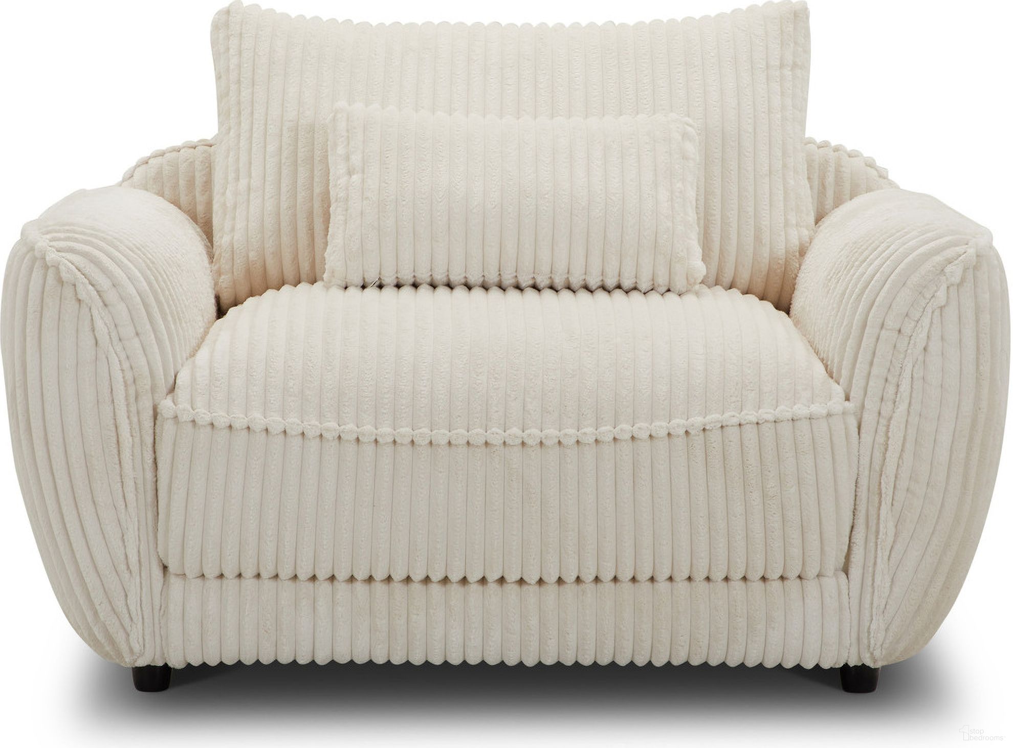 The appearance of Parker Living Utopia Mega Ivory Chair And A Half With Lumbar Pillow designed by Parker House in the modern / contemporary interior design. This ivory piece of furniture  was selected by 1StopBedrooms from Utopia Collection to add a touch of cosiness and style into your home. Sku: SUTP#912-MGIV. Material: Polyester.