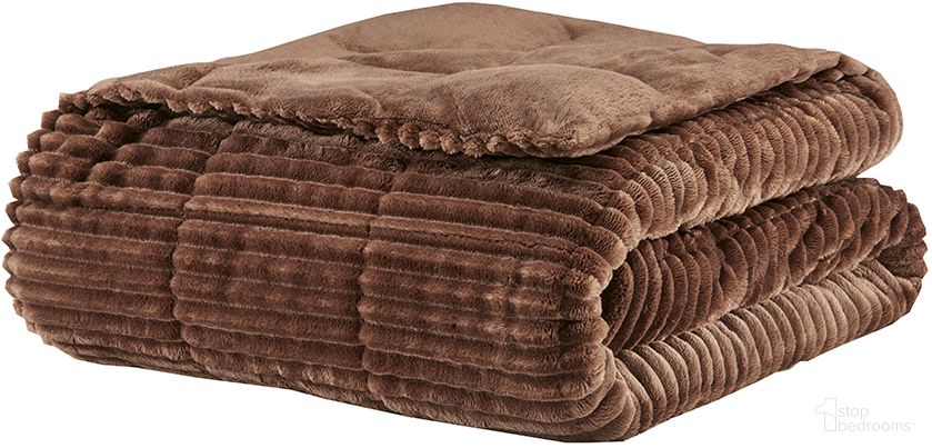 The appearance of Parker Polyester Microcord Solid Pieced Corduroy Plush Throw In Brown designed by Olliix in the transitional interior design. This brown piece of furniture was selected by 1StopBedrooms from Parker Collection to add a touch of cosiness and style into your home. Sku: BASI50-0427. Material: Polyester.