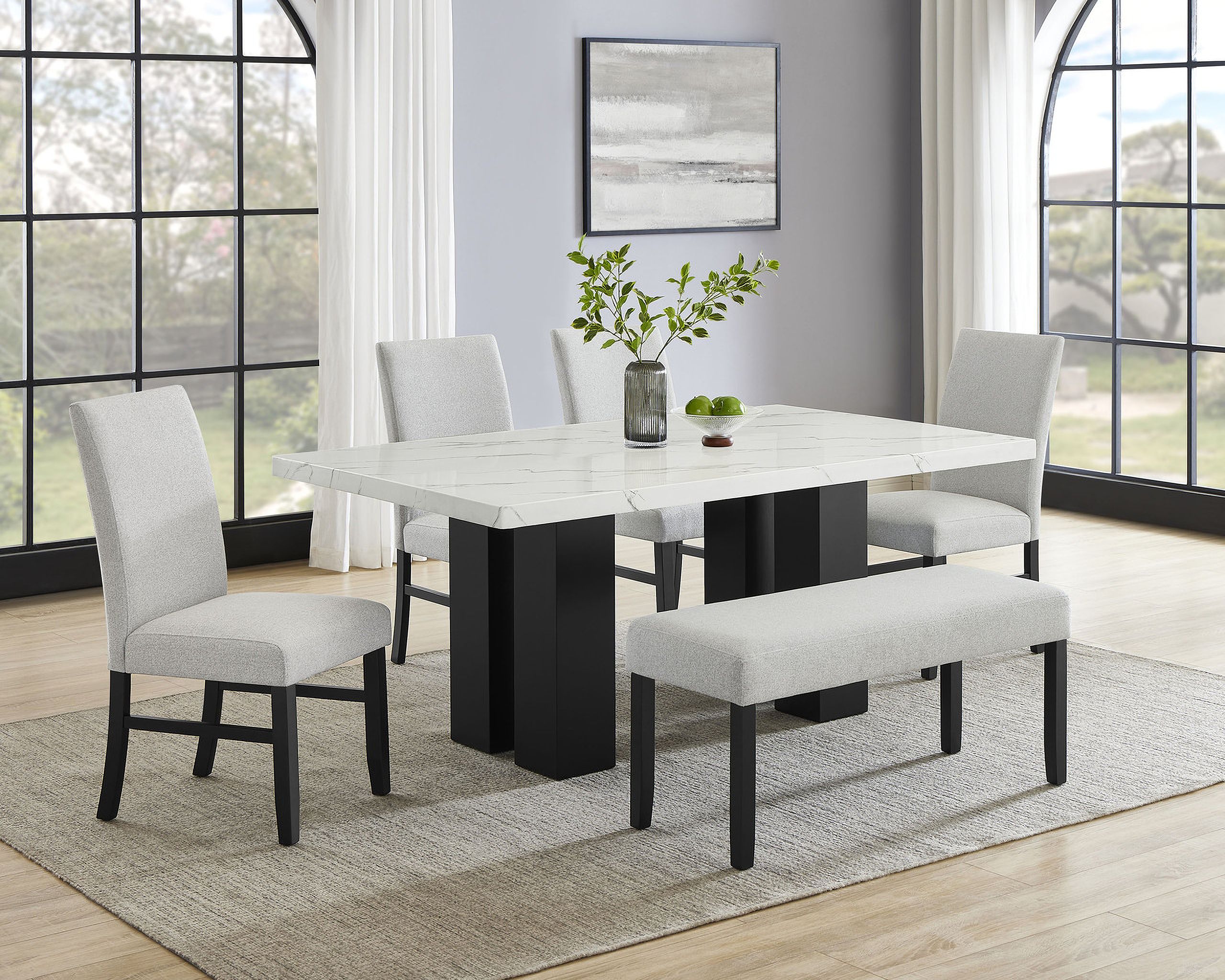 The appearance of Parkside Bench In Dove designed by Crown Mark in the transitional interior design. This dove piece of furniture was selected by 1StopBedrooms from Parkside Collection to add a touch of cosiness and style into your home. Sku: 1312DV-BENCH. Material: Wood.