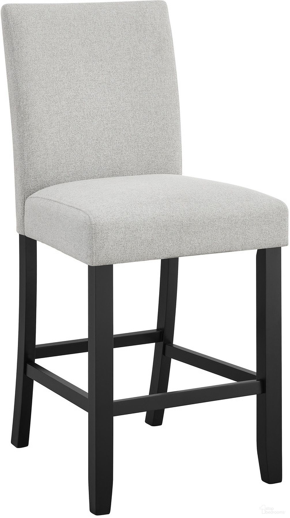 The appearance of Parkside Counter Height Chair Set of 2 In Dove designed by Crown Mark in the transitional interior design. This dove piece of furniture  was selected by 1StopBedrooms from Parkside Collection to add a touch of cosiness and style into your home. Sku: 1712DV-S-24. Material: Wood.