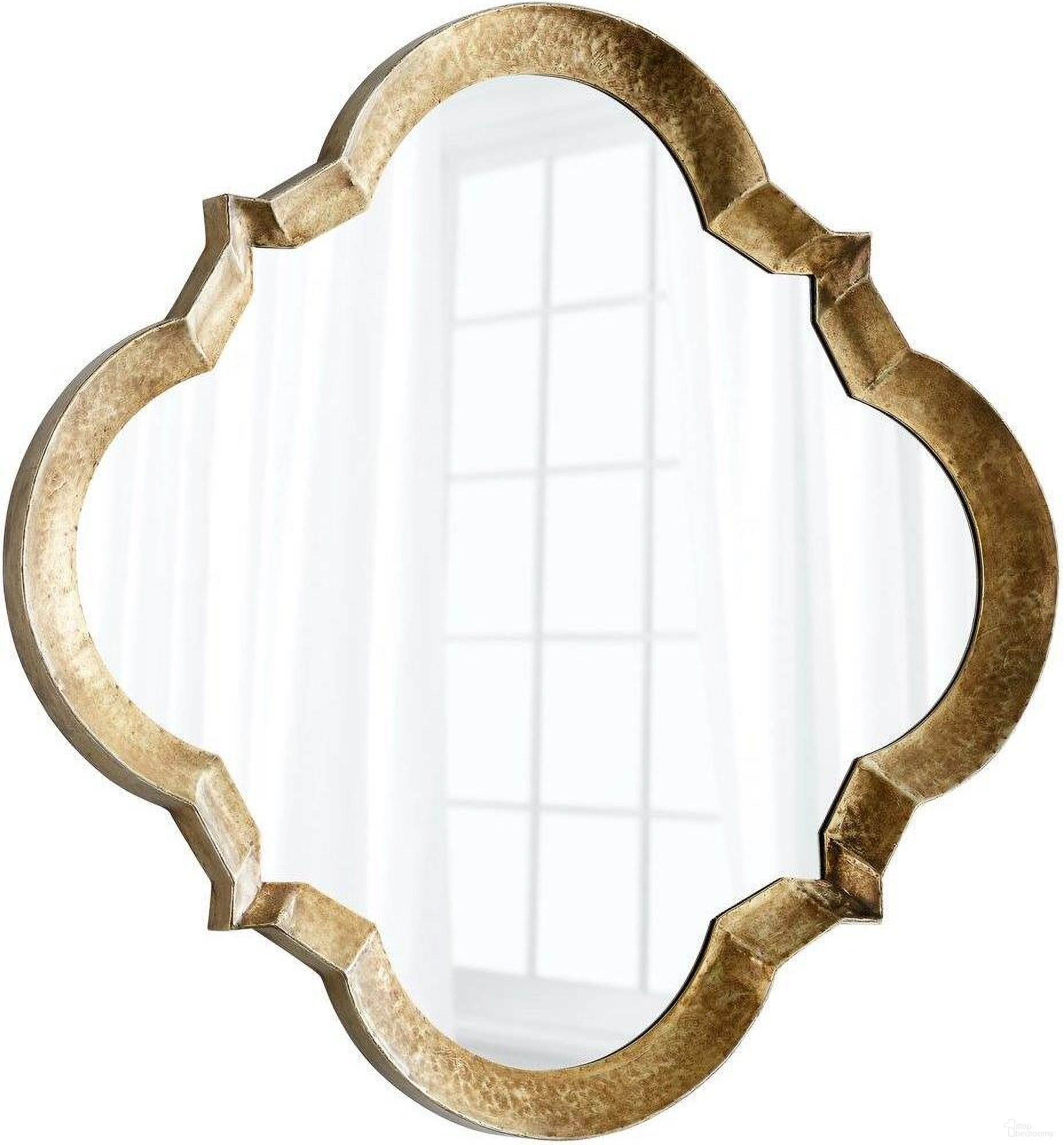The appearance of Parnel Mirror designed by Cyan Design in the modern / contemporary interior design. This gold piece of furniture was selected by 1StopBedrooms from to add a touch of cosiness and style into your home. Sku: 07926. Material: Iron.