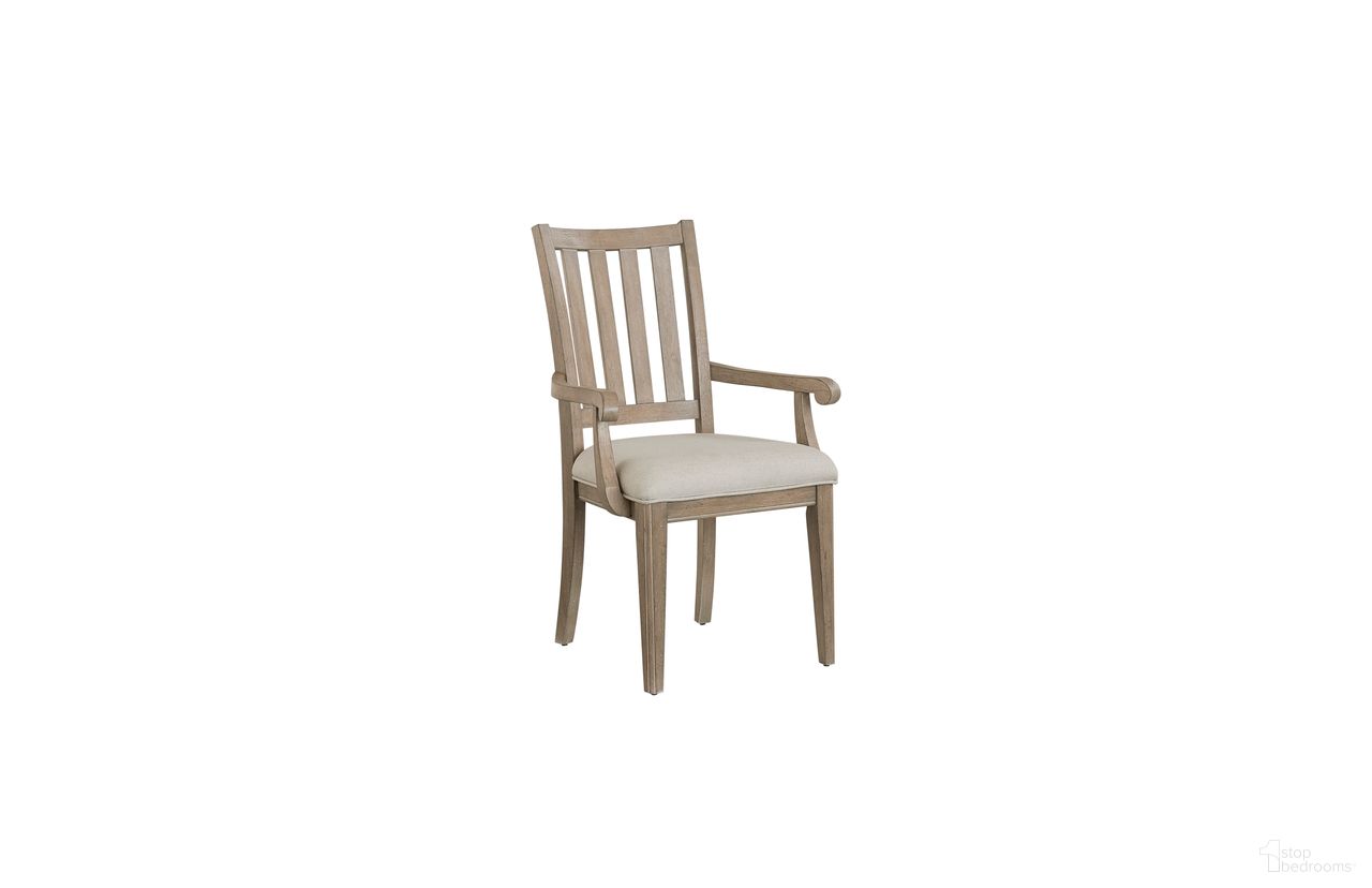The appearance of Parson Creek Dining Arm Chair Set of 2 in Milk-Paint Oak designed by FD Home in the country / farmhouse interior design. This milk paint oak piece of furniture  was selected by 1StopBedrooms from Parson Creek Collection to add a touch of cosiness and style into your home. Sku: 4318-02. Chair Type: Arm Chair. Material: Poplar Solid.