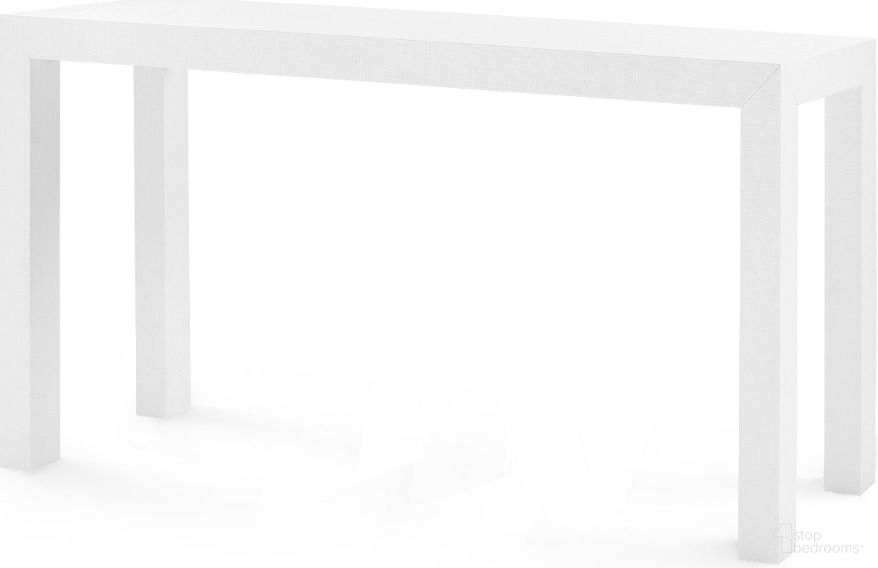 The appearance of Parsons Large Console In Chiffon White designed by Villa & House in the transitional interior design. This white piece of furniture  was selected by 1StopBedrooms from Parsons Collection to add a touch of cosiness and style into your home. Sku: PSN-410-59. Material: Wood.