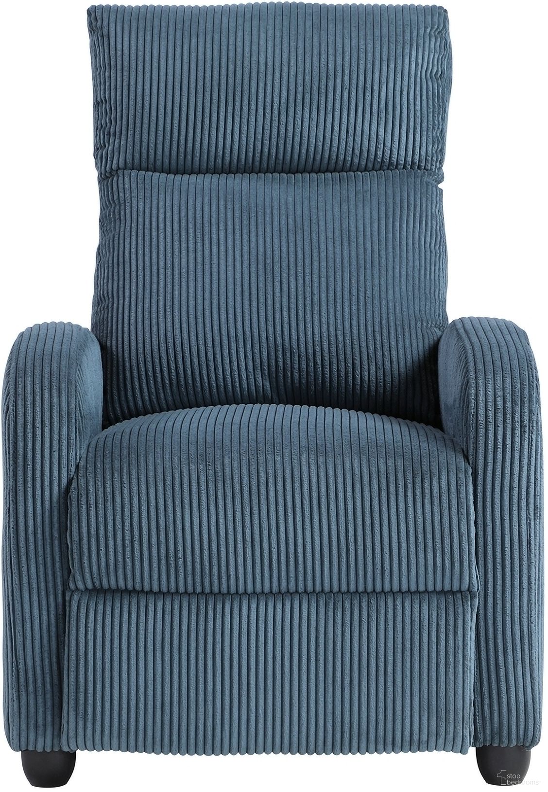 Parsons Push Back Reclining Chair In Blue