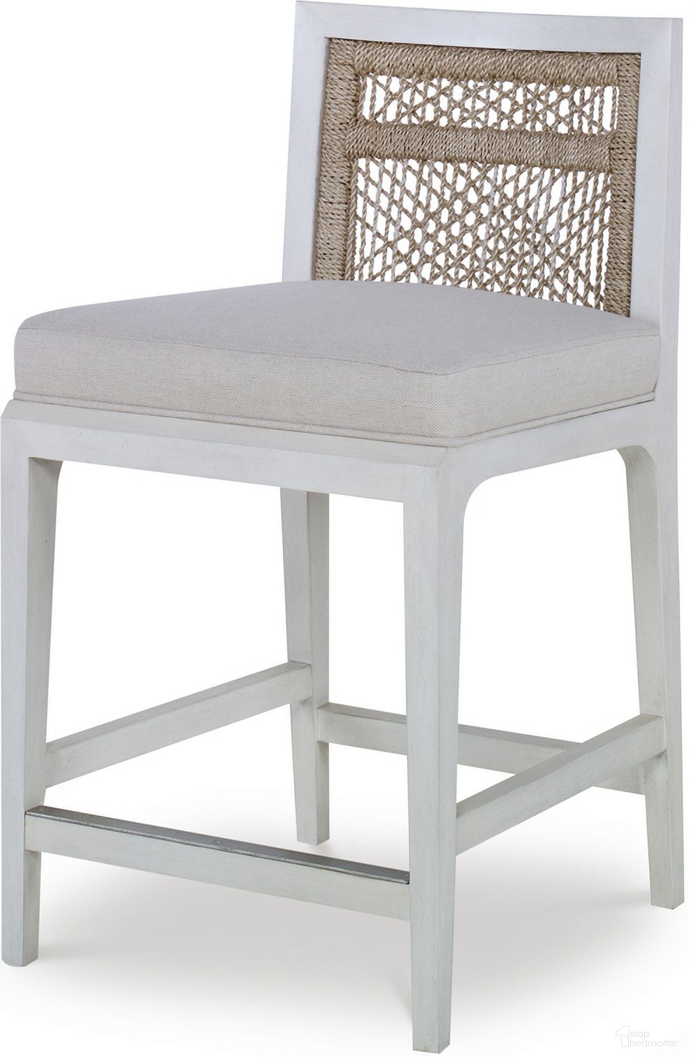 The appearance of Pasadena Counter Stool In Off White designed by Century Furniture in the modern / contemporary interior design. This off white piece of furniture was selected by 1StopBedrooms from Curate Collection to add a touch of cosiness and style into your home. Sku: CT6017C-CN. Material: Hardwood.