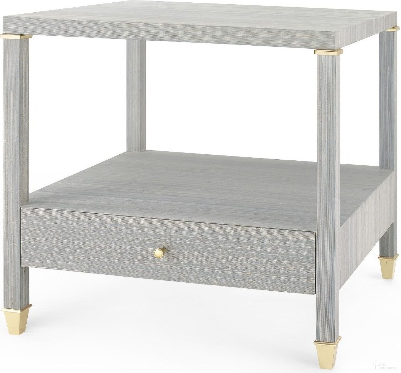 The appearance of Pascal 1-Drawer Side Table In Slate Blue Shimmer designed by Villa & House in the transitional interior design. This slate blue piece of furniture  was selected by 1StopBedrooms from Pascal Collection to add a touch of cosiness and style into your home. Sku: PSC-110-6208.