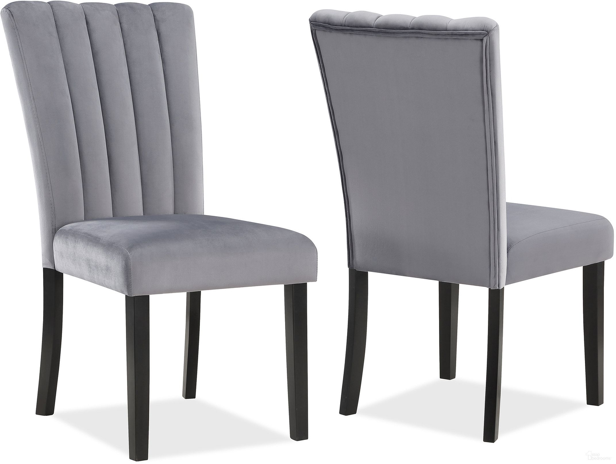 The appearance of Pascal Side Chair Set of 2 In Gray designed by Crown Mark in the modern / contemporary interior design. This gray piece of furniture was selected by 1StopBedrooms from Pascal Collection to add a touch of cosiness and style into your home. Sku: 2224S. Material: Wood. Chair Type: Side Chair.
