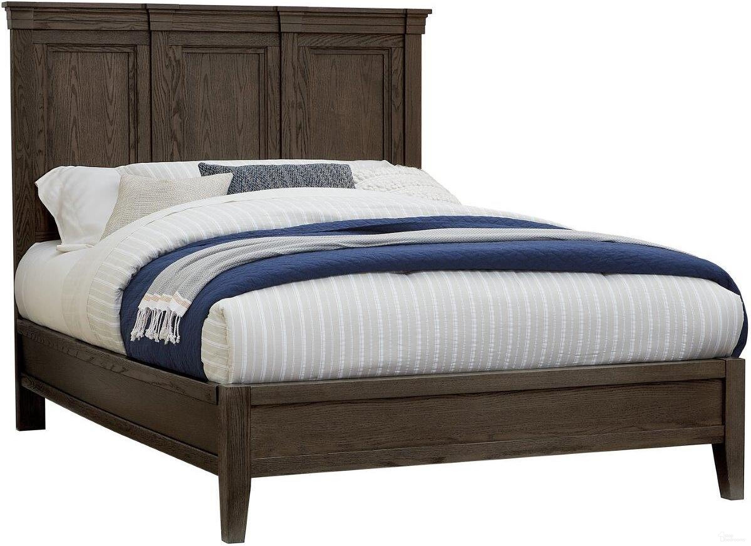 The appearance of Passageways Queen Mansion Bed With Low Profile Footboard In Charleston Brown designed by Artisan & Post in the transitional interior design. This charleston brown piece of furniture was selected by 1StopBedrooms from Passageways Collection to add a touch of cosiness and style into your home. Sku: 140-559;140-755;140-822. Bed Type: Panel Bed. Material: Wood. Bed Size: Queen.