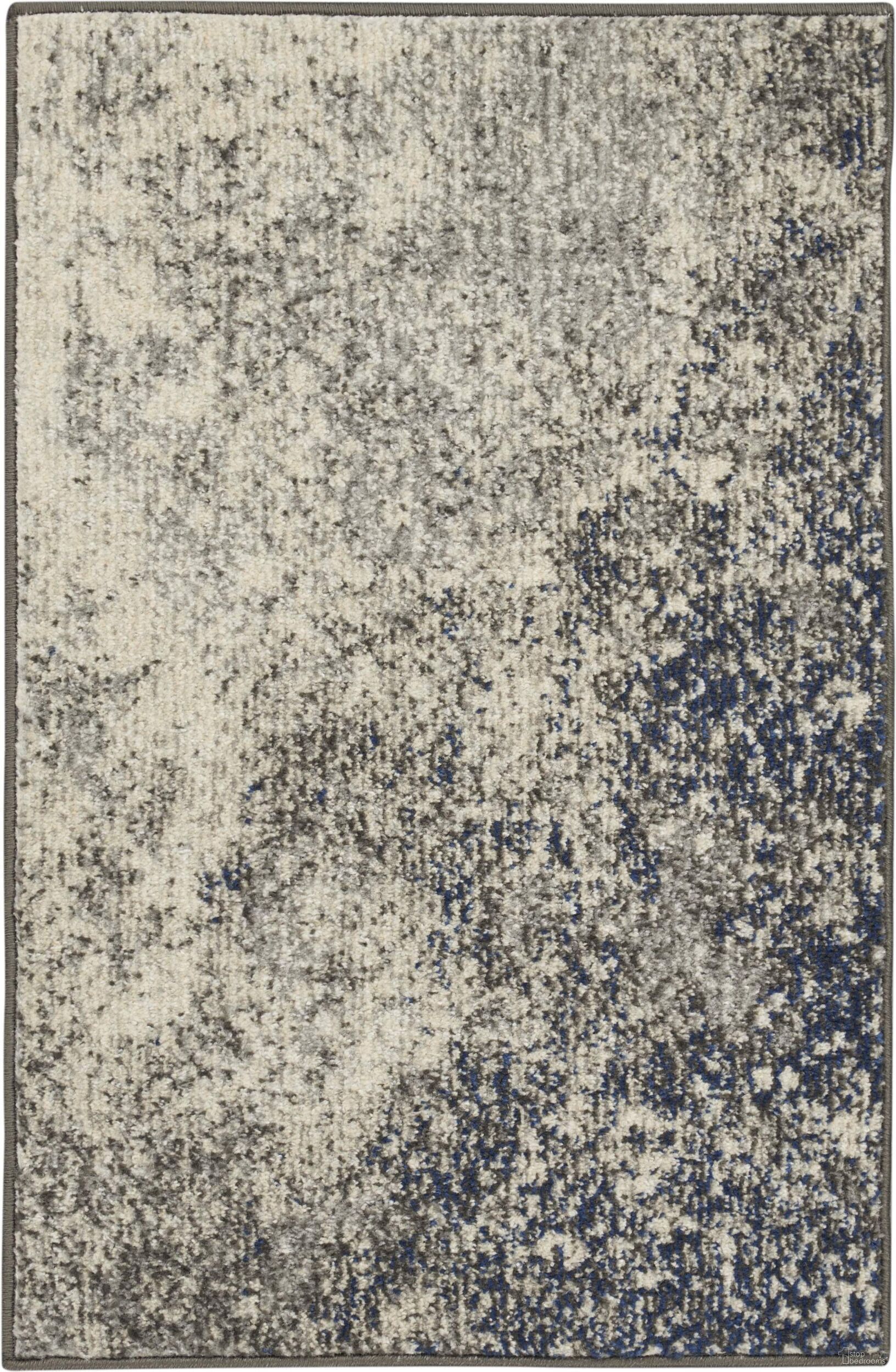 Passion Charcoal and Ivory 1'10" x 2'10" Area Rug
