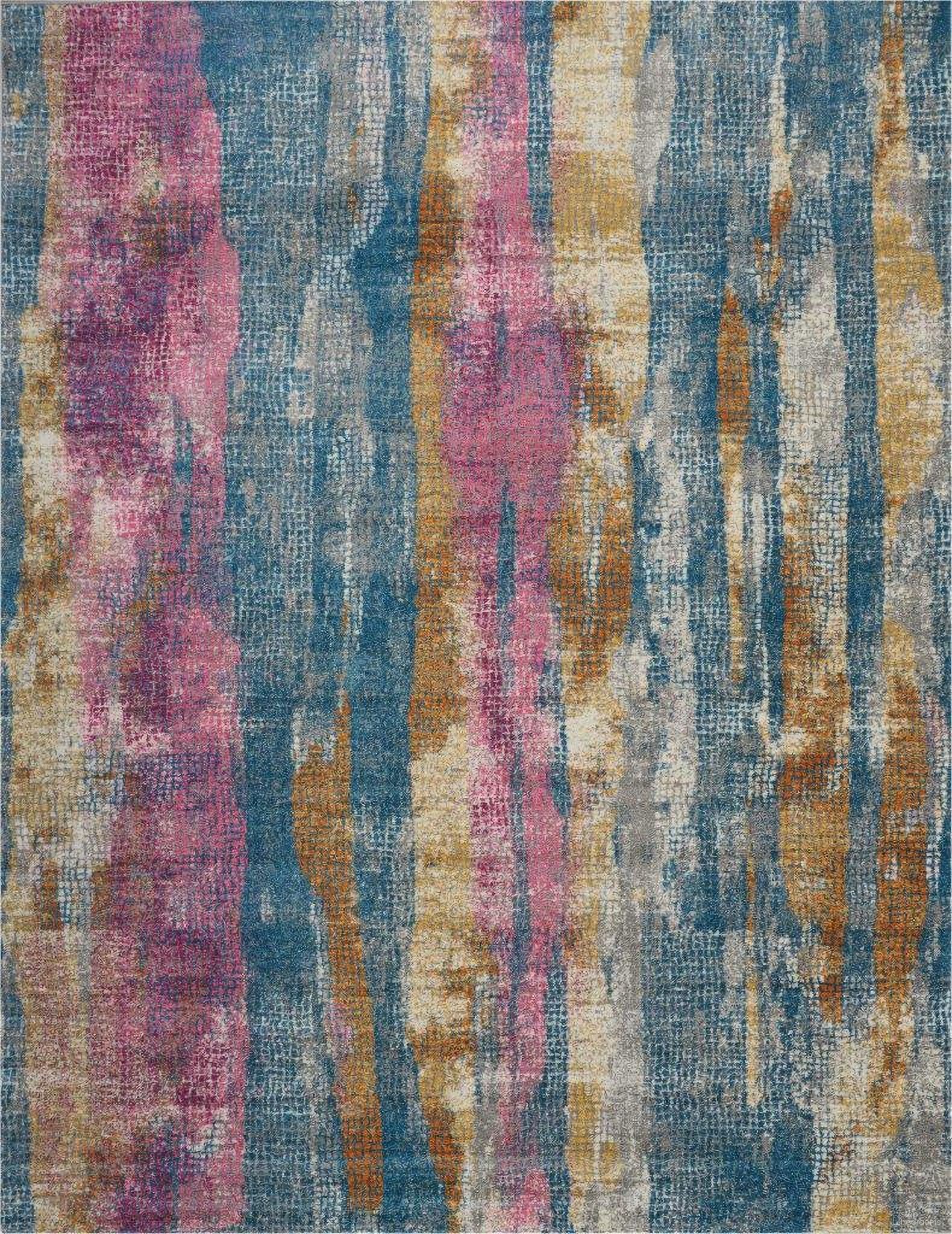 The appearance of Passion Grey and Multicolor 8' x 10' Area Rug designed by Nourison in the transitional interior design. This grey and multicolor piece of furniture was selected by 1StopBedrooms from Passion Collection to add a touch of cosiness and style into your home. Sku: 99446221810. Material: Polypropylene.