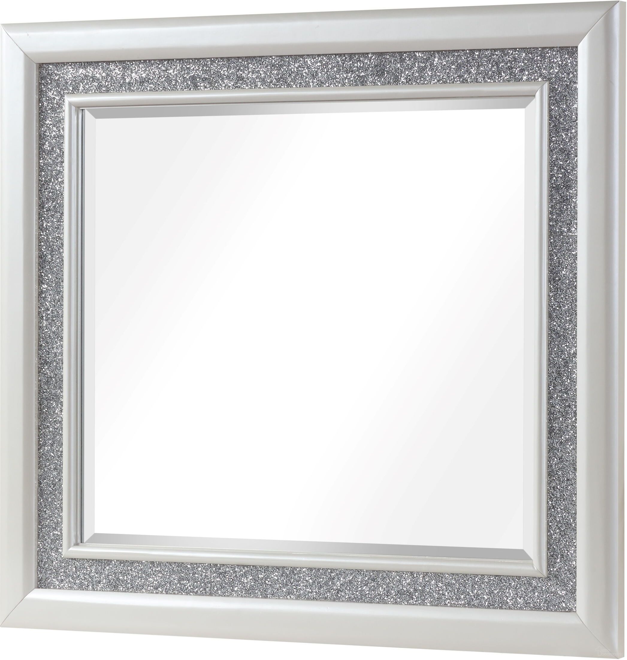 Passion Led Mirror Made With Wood In Milky White