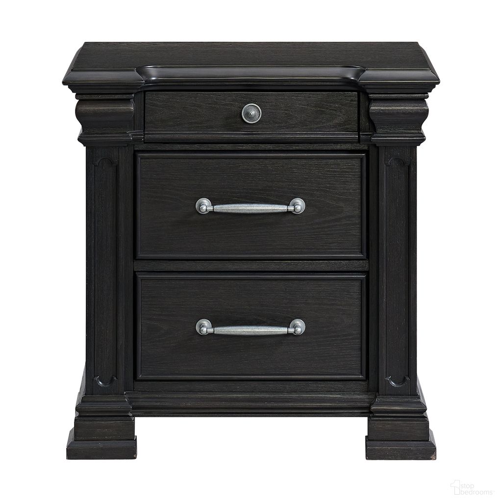 The appearance of Paterson 3-Drawer Nightstand In Black designed by Picket House in the traditional interior design. This black piece of furniture was selected by 1StopBedrooms from Paterson Collection to add a touch of cosiness and style into your home. Sku: B.10318.NS. Material: Oak.