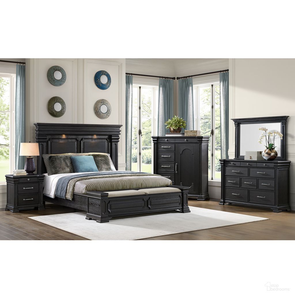 Paterson Storage Bedroom Set In Black