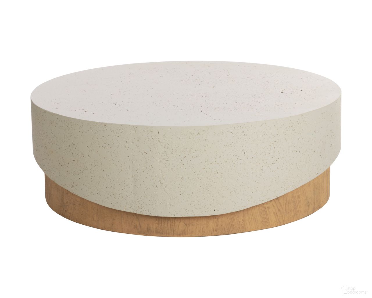 Patras Coffee Table In Light Brown and Cream