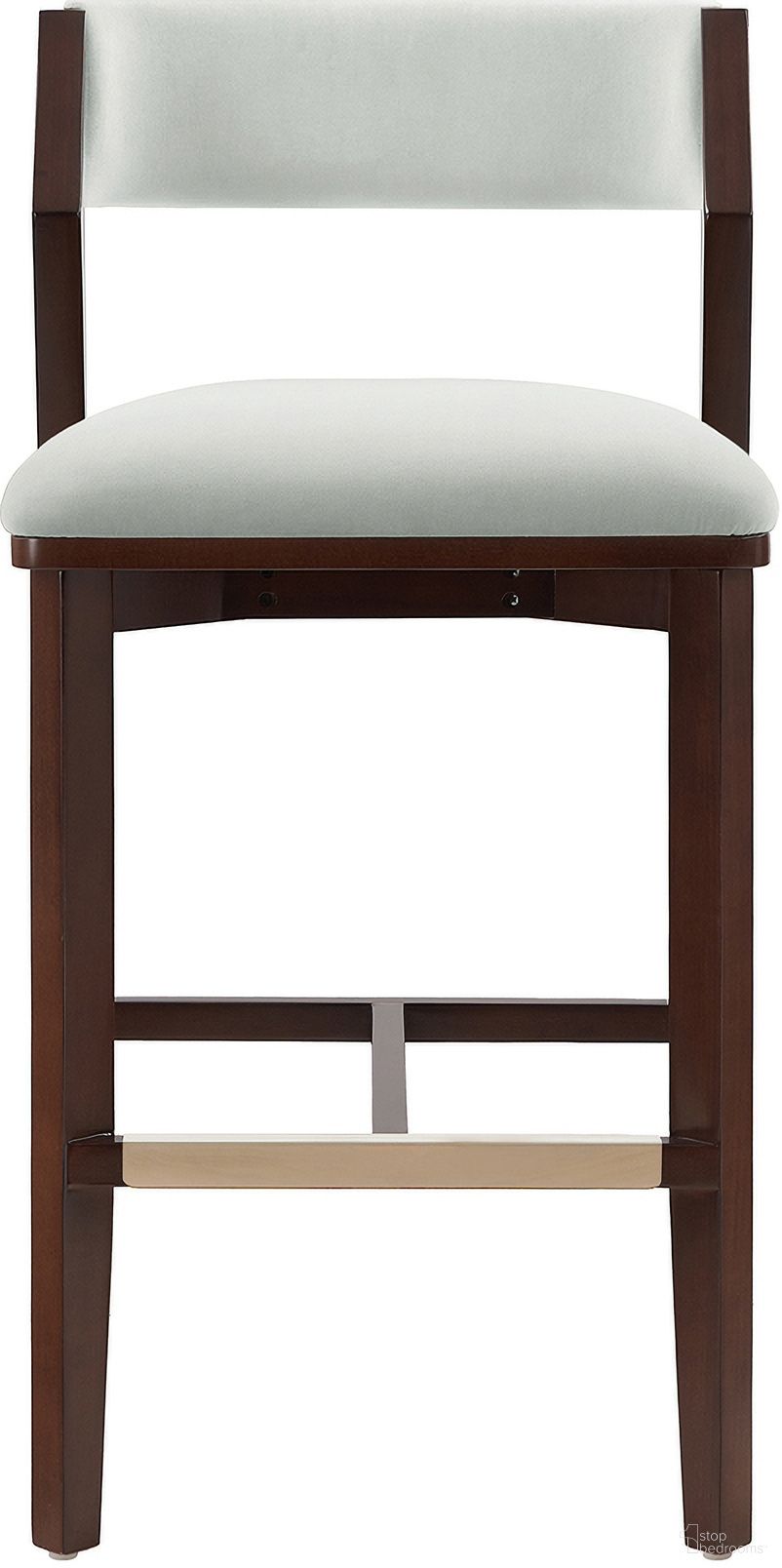 The appearance of Patricia Barstool In White Glacier designed by Manhattan Comfort in the modern / contemporary interior design. This white glacier piece of furniture was selected by 1StopBedrooms from Patricia Collection to add a touch of cosiness and style into your home. Sku: BS026-WH. Material: Beech.