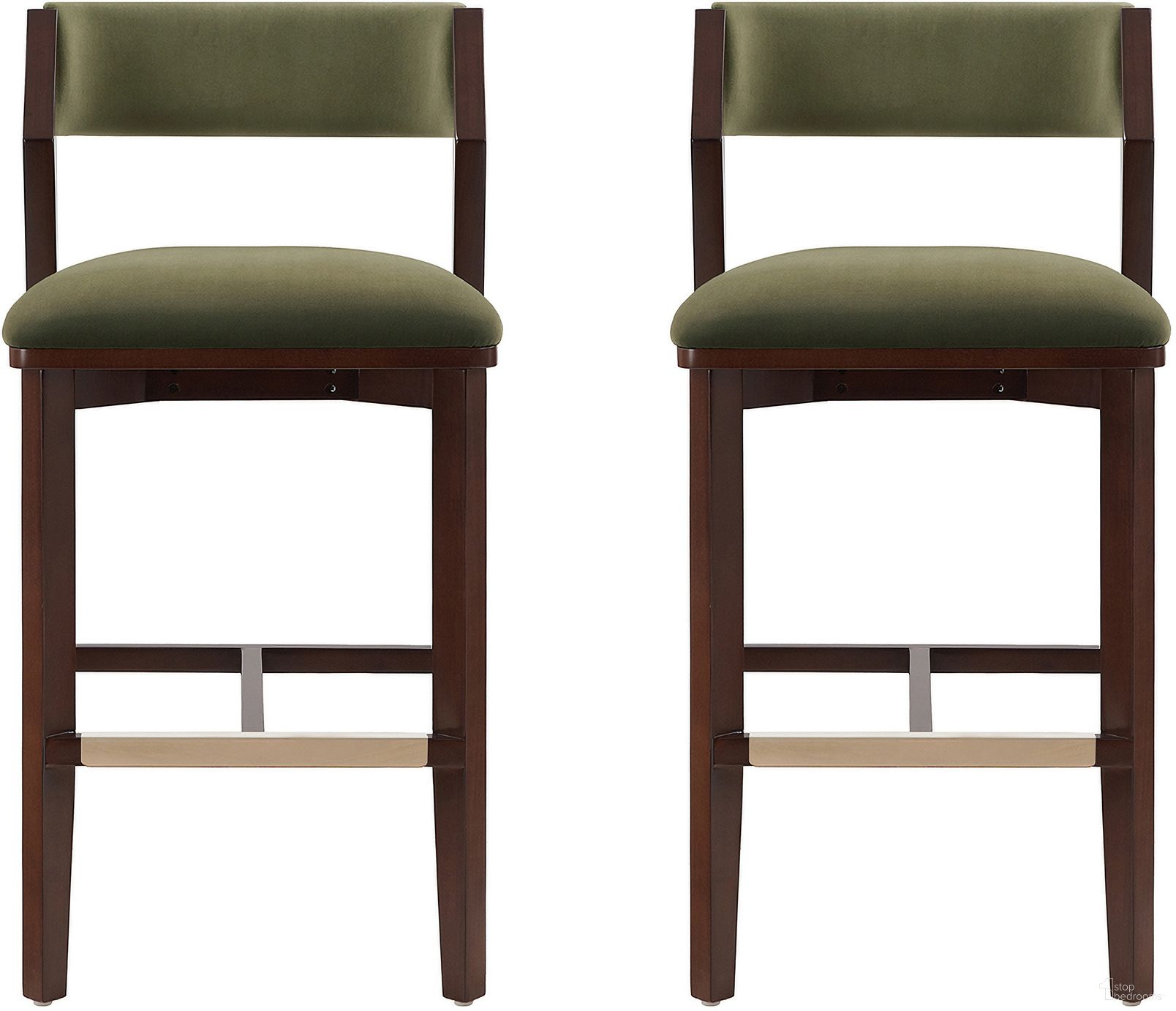 The appearance of Patricia Barstool Set of 2 In Turtle Green designed by Manhattan Comfort in the modern / contemporary interior design. This turtle green piece of furniture was selected by 1StopBedrooms from Patricia Collection to add a touch of cosiness and style into your home. Sku: BS026-GR;BS026-GR. Material: Beech.