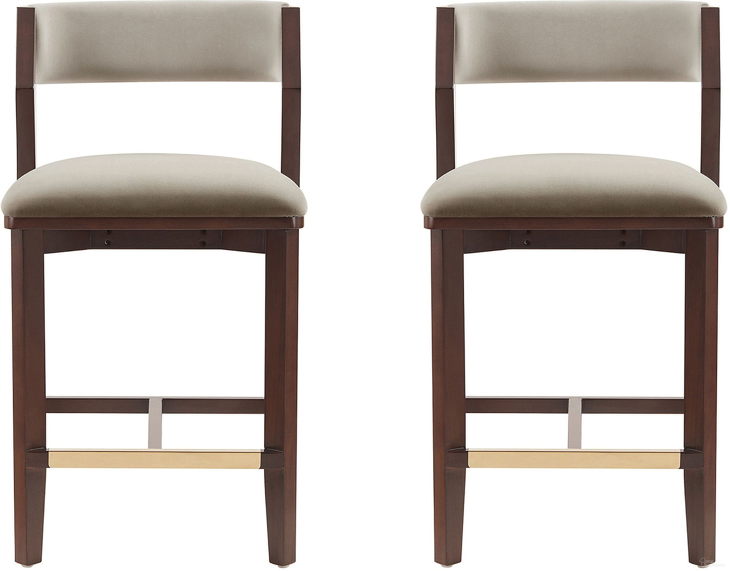 The appearance of Patricia Counter Stool Set of 2 In Linen designed by Manhattan Comfort in the modern / contemporary interior design. This linen piece of furniture was selected by 1StopBedrooms from Patricia Collection to add a touch of cosiness and style into your home. Sku: CS023-LN;CS023-LN. Material: Beech.