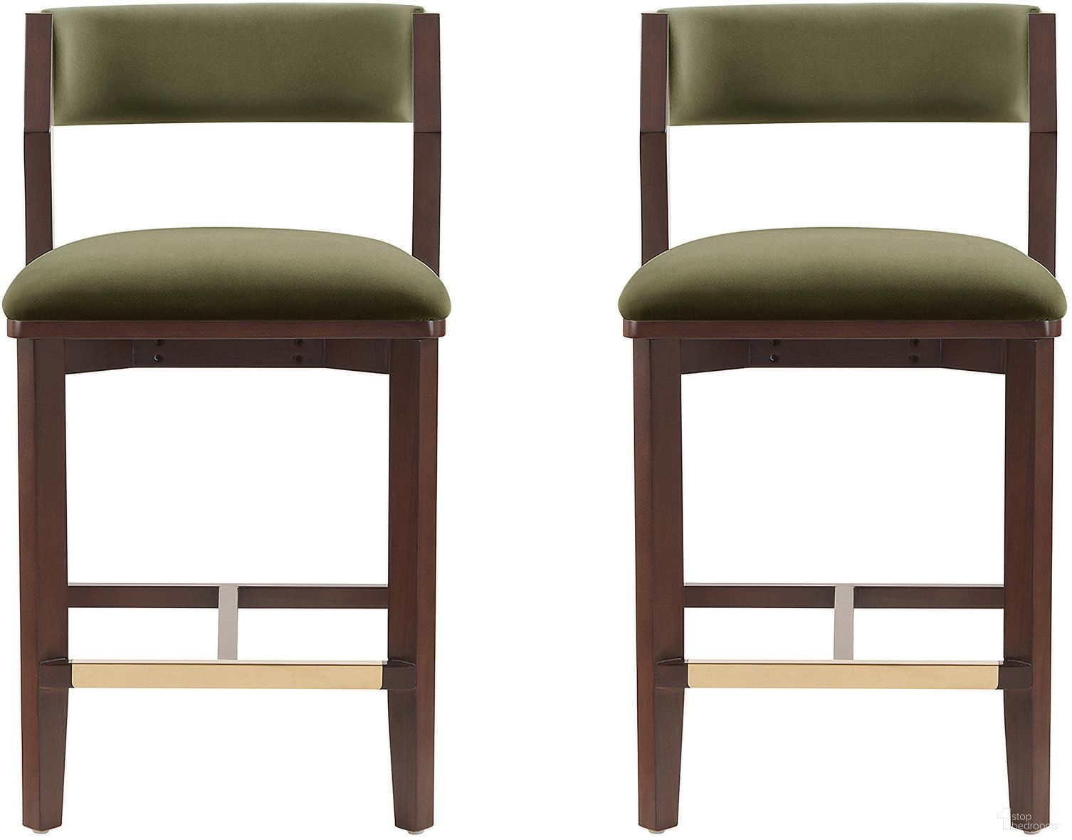 The appearance of Patricia Counter Stool Set of 2 In Turtle Green designed by Manhattan Comfort in the modern / contemporary interior design. This turtle green piece of furniture was selected by 1StopBedrooms from Patricia Collection to add a touch of cosiness and style into your home. Sku: CS023-GR;CS023-GR. Material: Beech.