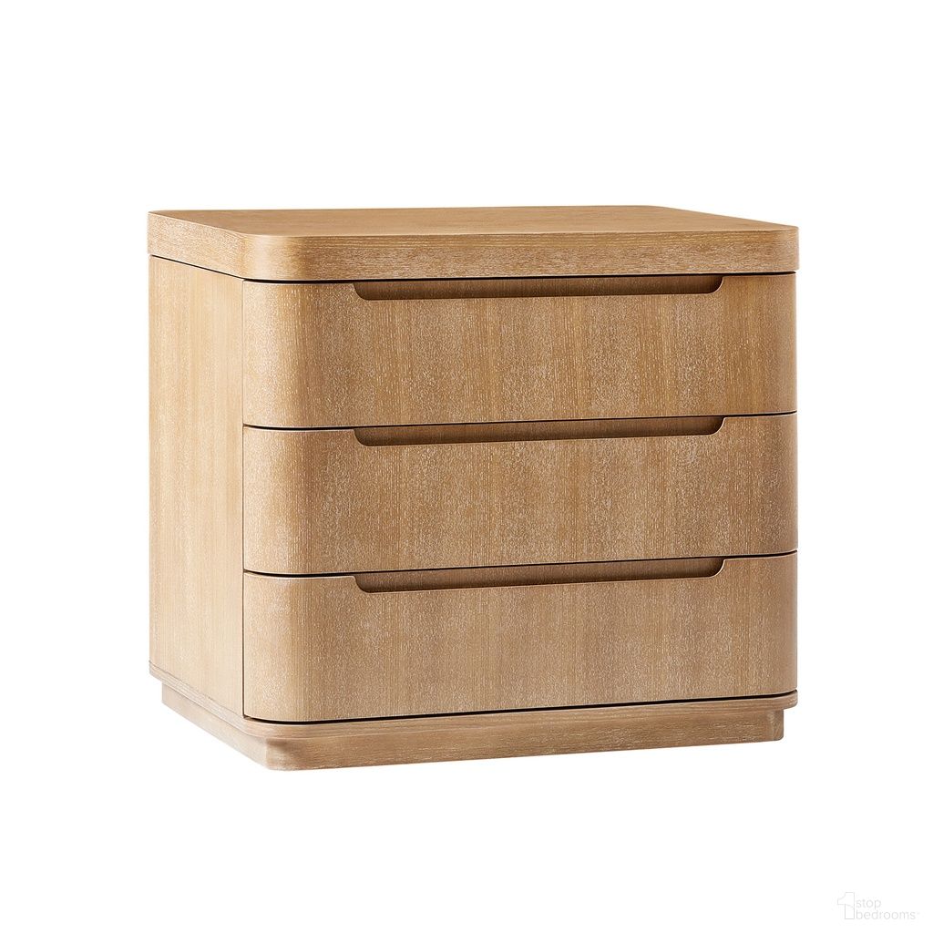 The appearance of Patrick 3-Drawer Nightstand In Seadrift designed by Karat Home in the modern / contemporary interior design. This seadrift piece of furniture was selected by 1StopBedrooms from Patrick Collection to add a touch of cosiness and style into your home. Sku: NSPZ1233D-SFT. Material: Solid Wood.