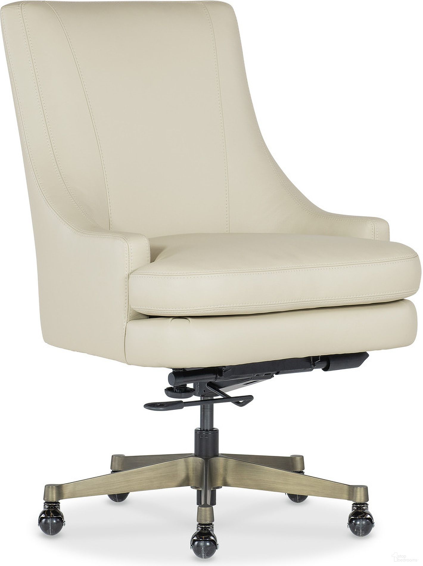 Paula Executive Swivel Tilt Chair In Beige