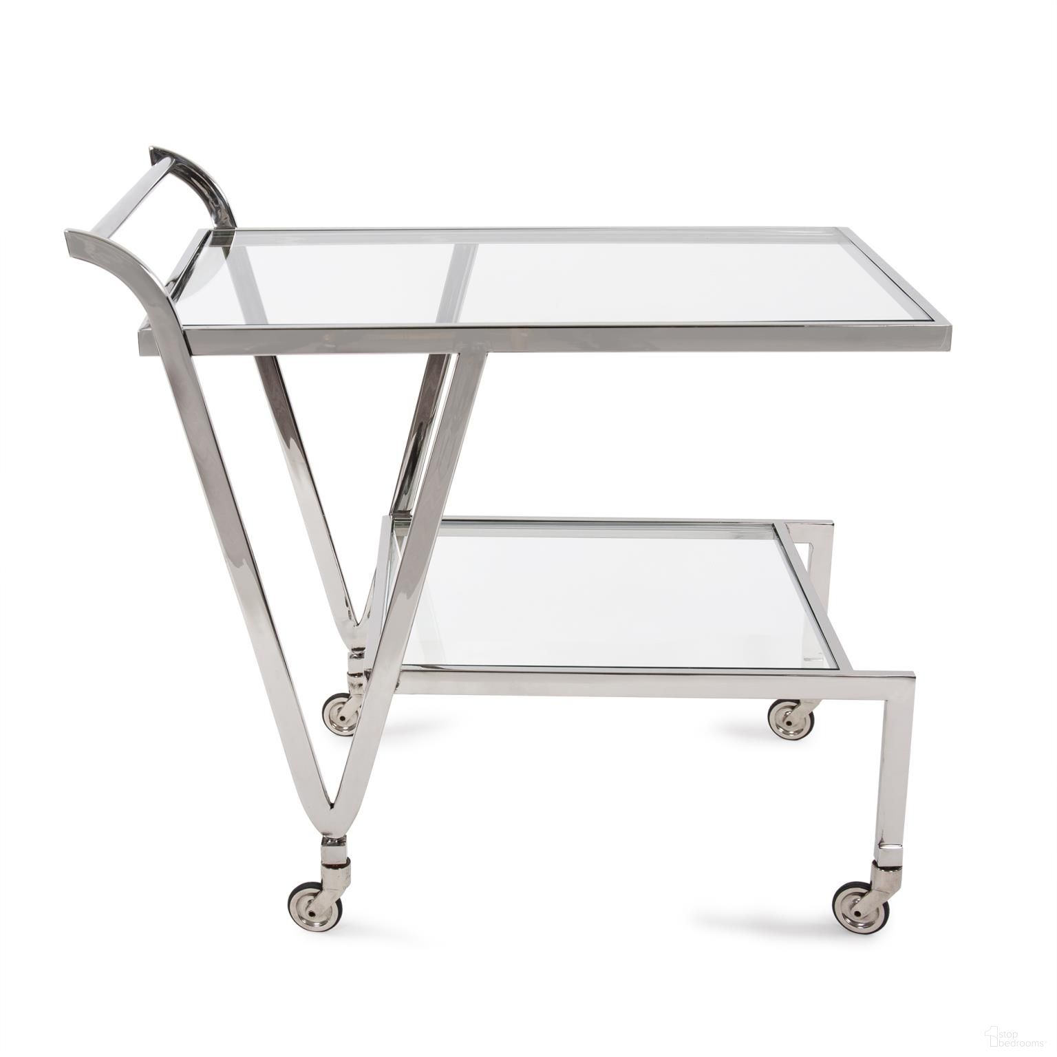 Paulin Bar Trolley In Silver