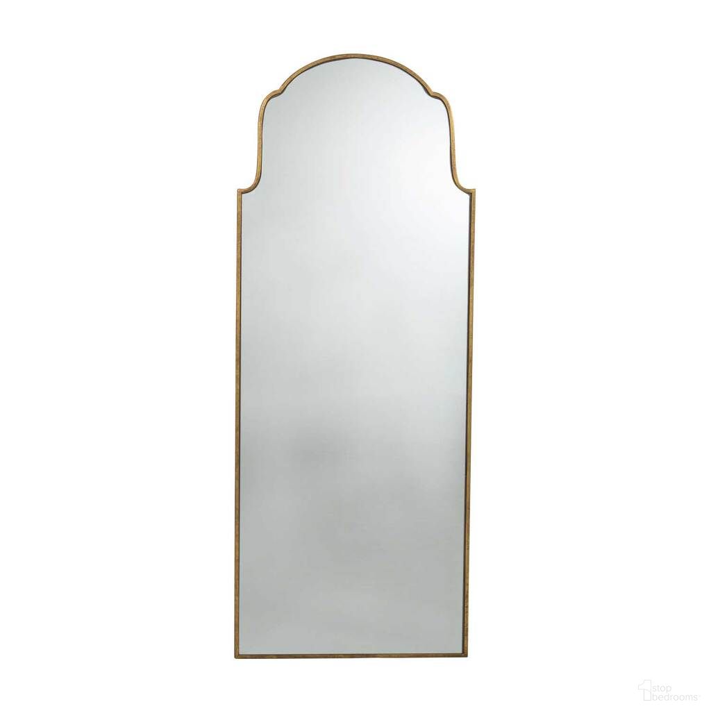 The appearance of Pauline Mirror In Gilded Gold designed by Gabby in the transitional interior design. This gilded gold piece of furniture was selected by 1StopBedrooms from Pauline Collection to add a touch of cosiness and style into your home. Sku: SCH-163190. Material: Iron.