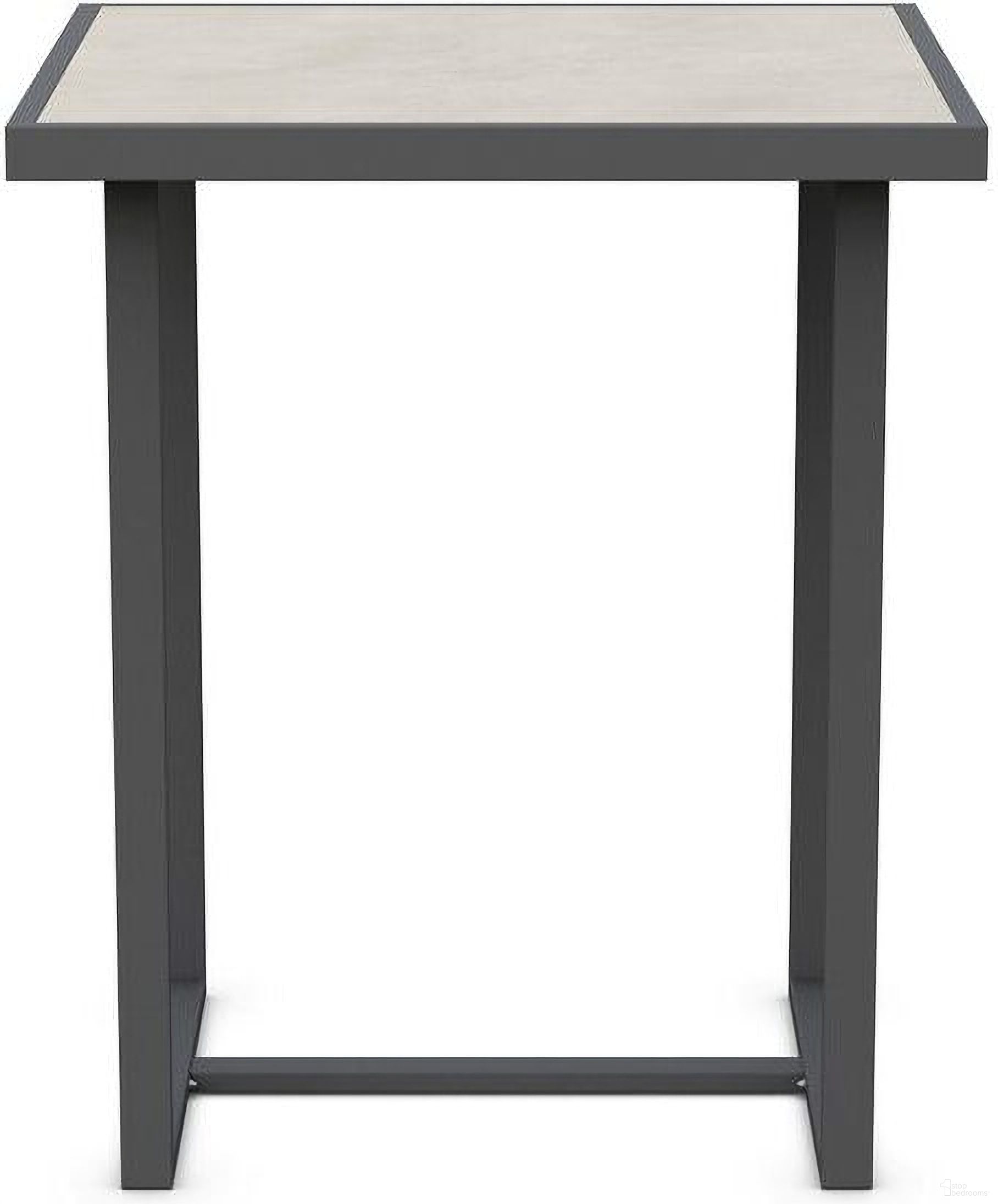 The appearance of Pavia 35 Inch Bar Table In Matte Charcoal designed by Azzurro Living in the modern / contemporary interior design. This matte charcoal piece of furniture was selected by 1StopBedrooms from Pavia Collection to add a touch of cosiness and style into your home. Sku: PAV-A16BT. Table Base Style: Trestle. Table Top Shape: Square. Material: Aluminum.