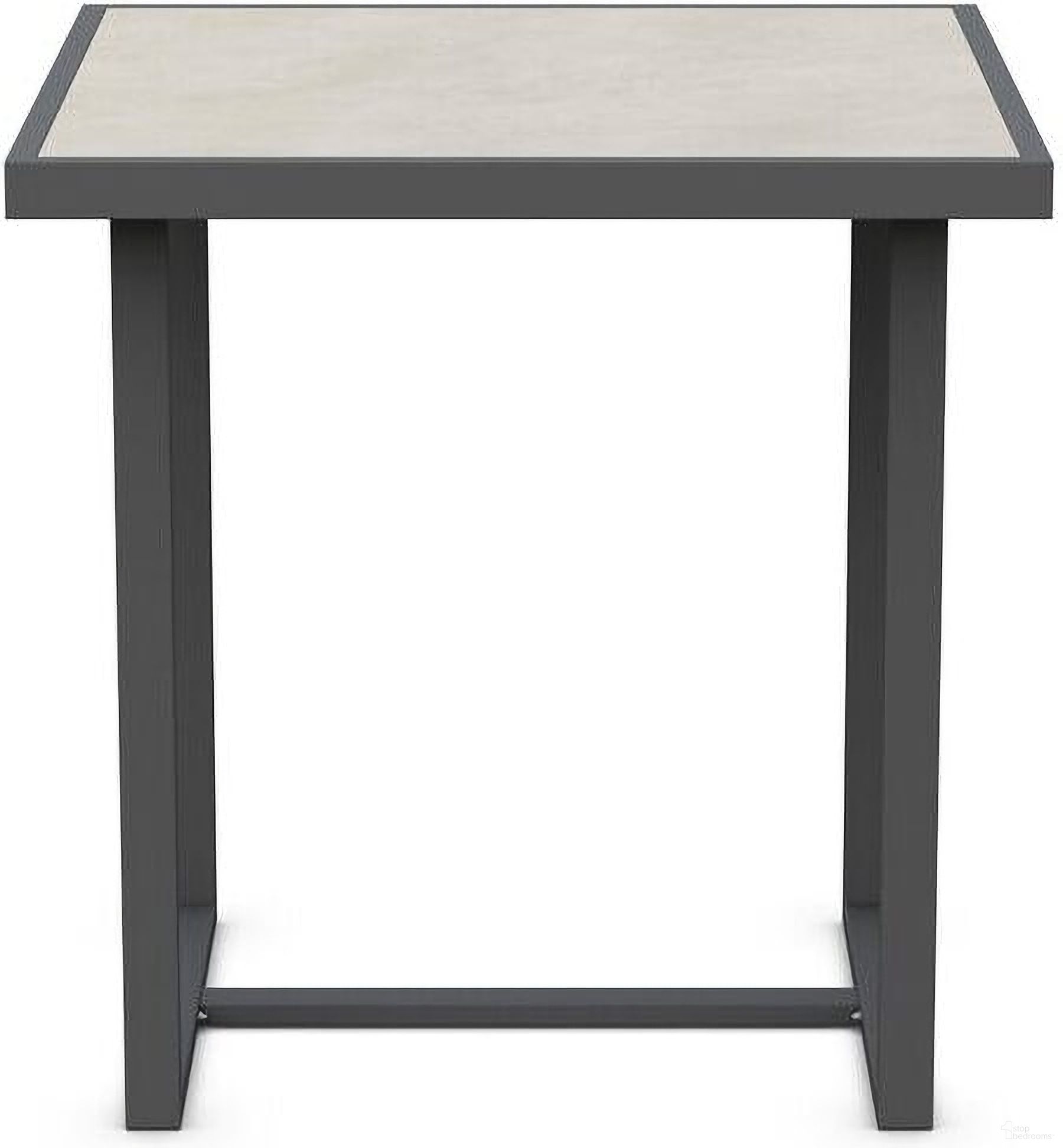 The appearance of Pavia 35 Inch Counter Table In Matte Charcoal designed by Azzurro Living in the modern / contemporary interior design. This matte charcoal piece of furniture was selected by 1StopBedrooms from Pavia Collection to add a touch of cosiness and style into your home. Sku: PAV-A16CRT. Table Base Style: Trestle. Table Top Shape: Square. Material: Aluminum.