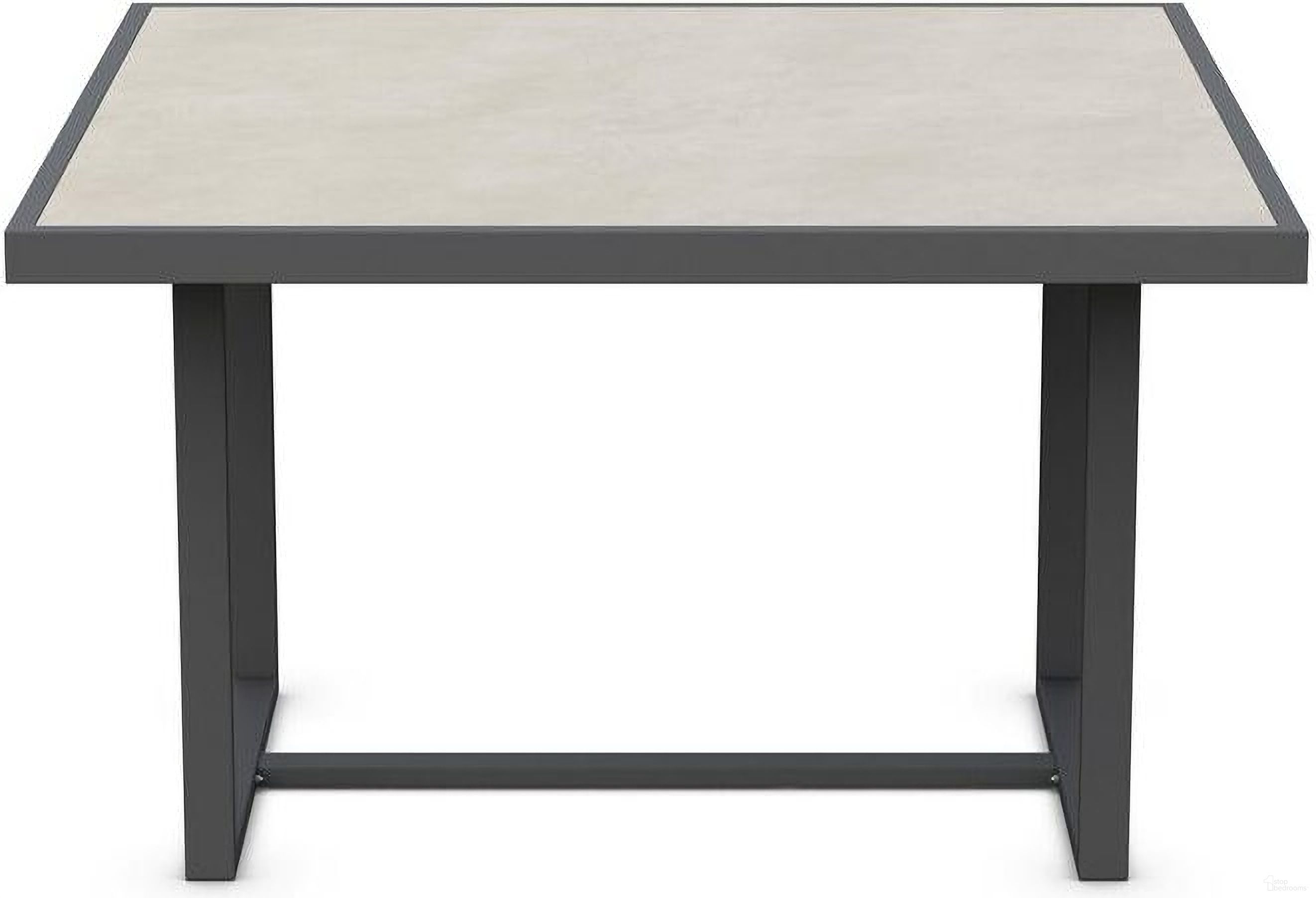 The appearance of Pavia 48 Inch Square Dining Table In Matte Charcoal designed by Azzurro Living in the modern / contemporary interior design. This matte charcoal piece of furniture was selected by 1StopBedrooms from Pavia Collection to add a touch of cosiness and style into your home. Sku: PAV-A16DTSQ. Table Base Style: Trestle. Table Top Shape: Square. Material: Aluminum. Size: 48".