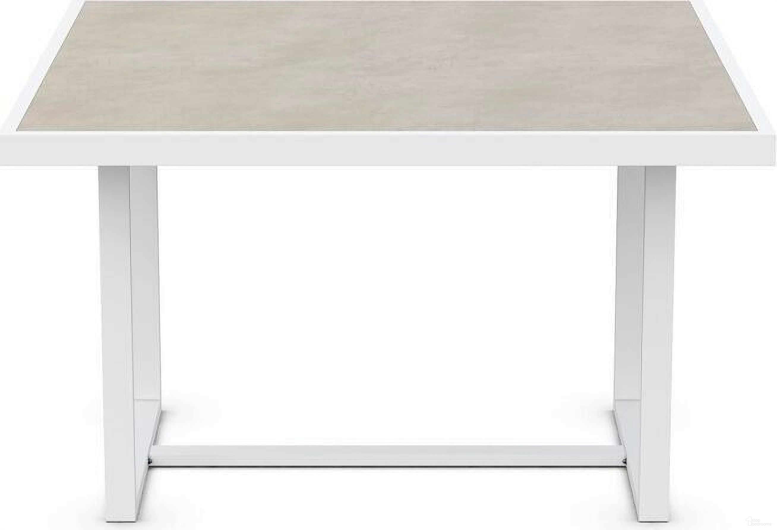The appearance of Pavia 48 Inch Square Dining Table In Matte White designed by Azzurro Living in the modern / contemporary interior design. This matte white piece of furniture was selected by 1StopBedrooms from Pavia Collection to add a touch of cosiness and style into your home. Sku: PAV-A17DTSQ. Table Base Style: Trestle. Table Top Shape: Square. Material: Aluminum. Size: 48".